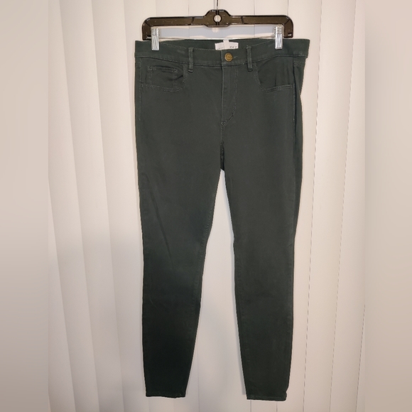 LOFT Pants - Loft Dark Green Legging Pants Size 28